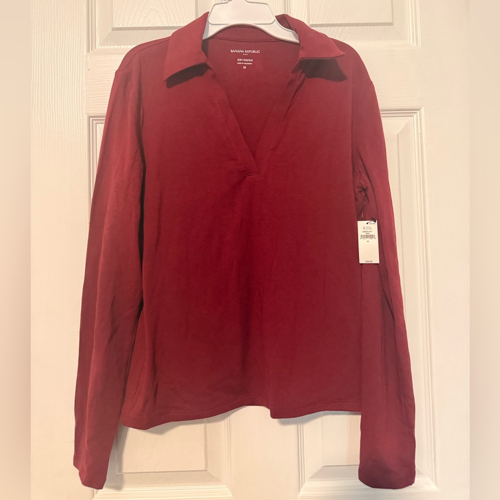 Banana Republic Deep Red  Shirt